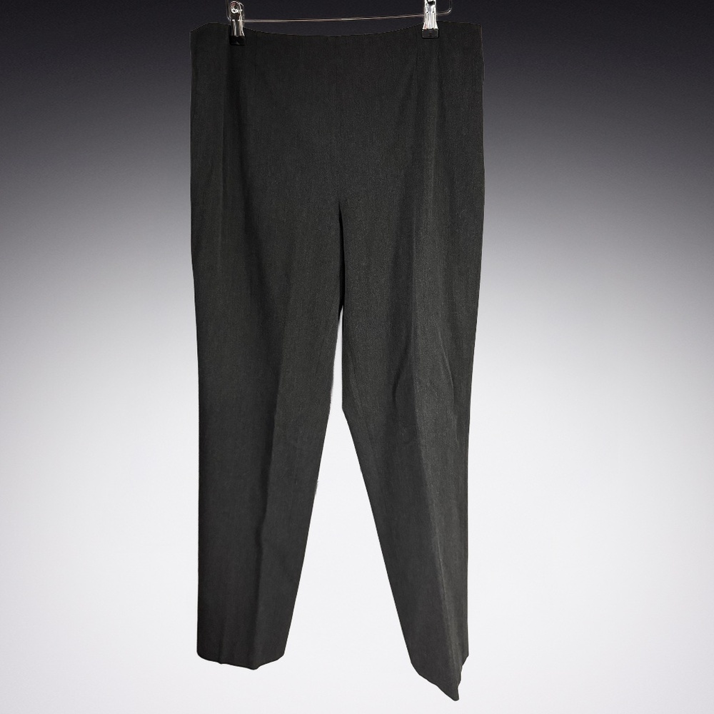 Talbots Charcoal Gray Stretch Straight Leg Tall Pants